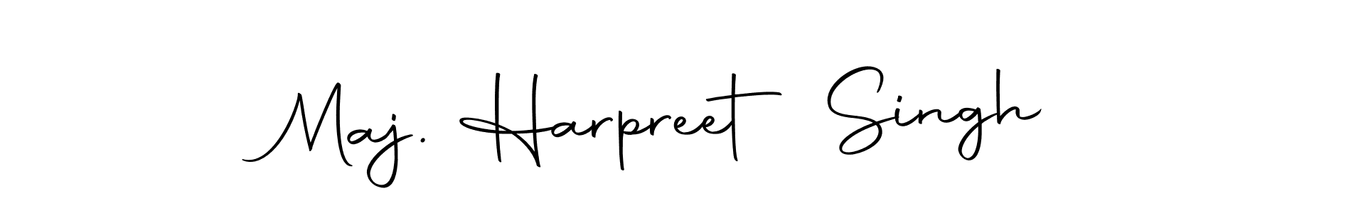 Also we have Maj. Harpreet Singh name is the best signature style. Create professional handwritten signature collection using Autography-DOLnW autograph style. Maj. Harpreet Singh signature style 10 images and pictures png