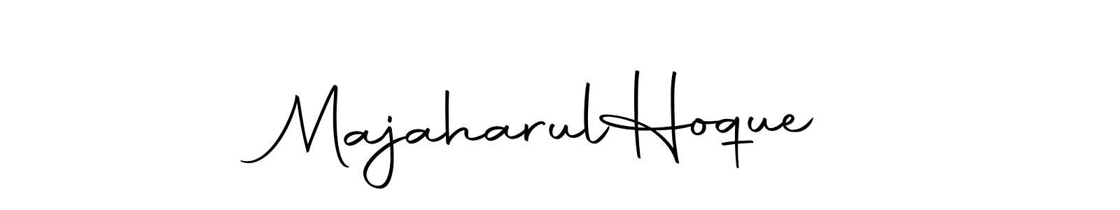 Design your own signature with our free online signature maker. With this signature software, you can create a handwritten (Autography-DOLnW) signature for name Majaharul  Hoque. Majaharul  Hoque signature style 10 images and pictures png