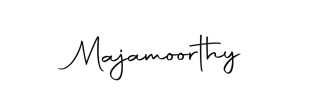 Design your own signature with our free online signature maker. With this signature software, you can create a handwritten (Autography-DOLnW) signature for name Majamoorthy. Majamoorthy signature style 10 images and pictures png