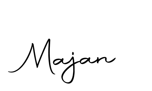 Design your own signature with our free online signature maker. With this signature software, you can create a handwritten (Autography-DOLnW) signature for name Majan. Majan signature style 10 images and pictures png