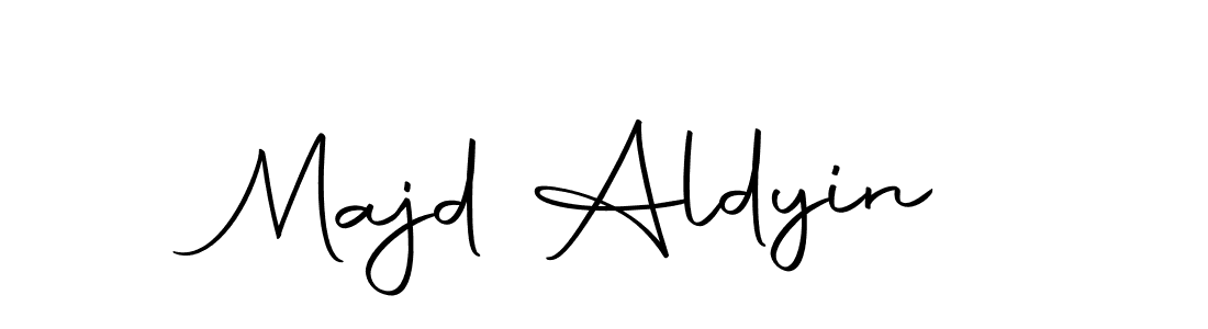 Make a short Majd Aldyin signature style. Manage your documents anywhere anytime using Autography-DOLnW. Create and add eSignatures, submit forms, share and send files easily. Majd Aldyin signature style 10 images and pictures png