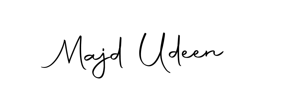 This is the best signature style for the Majd Udeen name. Also you like these signature font (Autography-DOLnW). Mix name signature. Majd Udeen signature style 10 images and pictures png