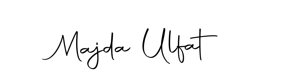 Autography-DOLnW is a professional signature style that is perfect for those who want to add a touch of class to their signature. It is also a great choice for those who want to make their signature more unique. Get Majda Ulfat name to fancy signature for free. Majda Ulfat signature style 10 images and pictures png