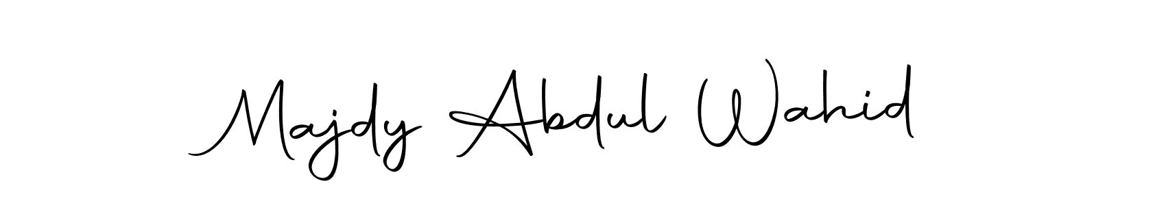 Make a beautiful signature design for name Majdy Abdul Wahid. Use this online signature maker to create a handwritten signature for free. Majdy Abdul Wahid signature style 10 images and pictures png