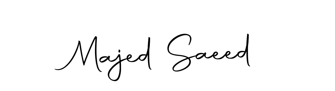 This is the best signature style for the Majed Saeed name. Also you like these signature font (Autography-DOLnW). Mix name signature. Majed Saeed signature style 10 images and pictures png