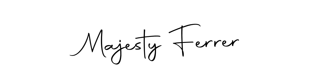 Also we have Majesty Ferrer name is the best signature style. Create professional handwritten signature collection using Autography-DOLnW autograph style. Majesty Ferrer signature style 10 images and pictures png