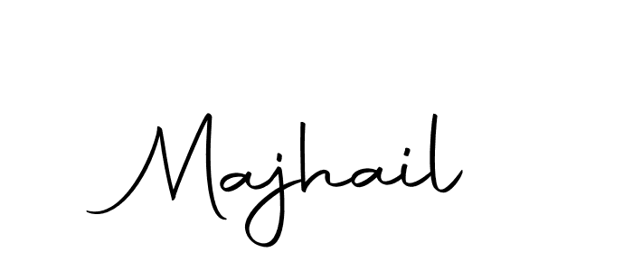 Majhail stylish signature style. Best Handwritten Sign (Autography-DOLnW) for my name. Handwritten Signature Collection Ideas for my name Majhail. Majhail signature style 10 images and pictures png