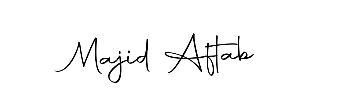 Make a beautiful signature design for name Majid Aftab. Use this online signature maker to create a handwritten signature for free. Majid Aftab signature style 10 images and pictures png