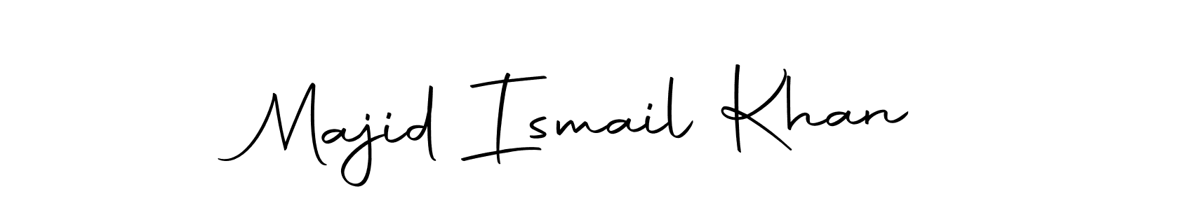 Design your own signature with our free online signature maker. With this signature software, you can create a handwritten (Autography-DOLnW) signature for name Majid Ismail Khan. Majid Ismail Khan signature style 10 images and pictures png