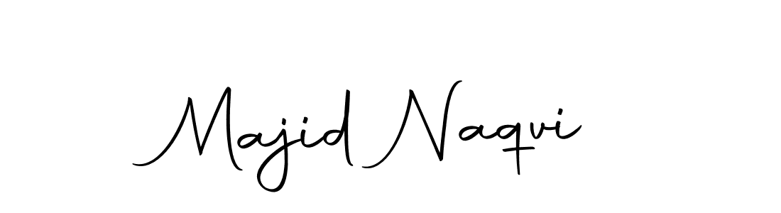 Create a beautiful signature design for name Majid Naqvi. With this signature (Autography-DOLnW) fonts, you can make a handwritten signature for free. Majid Naqvi signature style 10 images and pictures png