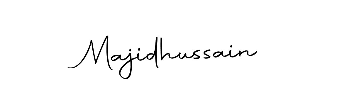 Make a beautiful signature design for name Majidhussain. With this signature (Autography-DOLnW) style, you can create a handwritten signature for free. Majidhussain signature style 10 images and pictures png