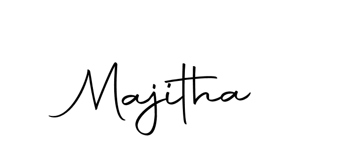 Design your own signature with our free online signature maker. With this signature software, you can create a handwritten (Autography-DOLnW) signature for name Majitha. Majitha signature style 10 images and pictures png