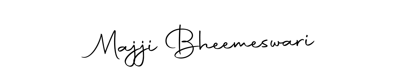 Create a beautiful signature design for name Majji Bheemeswari. With this signature (Autography-DOLnW) fonts, you can make a handwritten signature for free. Majji Bheemeswari signature style 10 images and pictures png