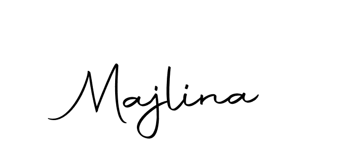 Majlina stylish signature style. Best Handwritten Sign (Autography-DOLnW) for my name. Handwritten Signature Collection Ideas for my name Majlina. Majlina signature style 10 images and pictures png