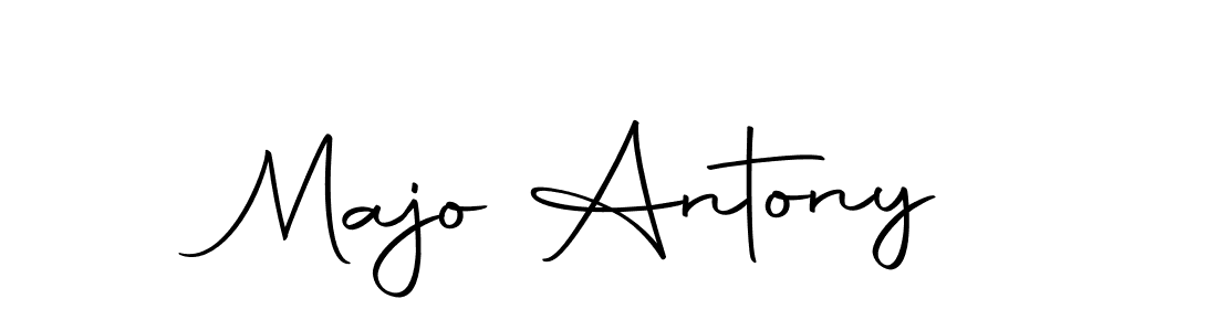 You should practise on your own different ways (Autography-DOLnW) to write your name (Majo Antony) in signature. don't let someone else do it for you. Majo Antony signature style 10 images and pictures png