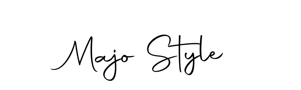 Design your own signature with our free online signature maker. With this signature software, you can create a handwritten (Autography-DOLnW) signature for name Majo Style. Majo Style signature style 10 images and pictures png
