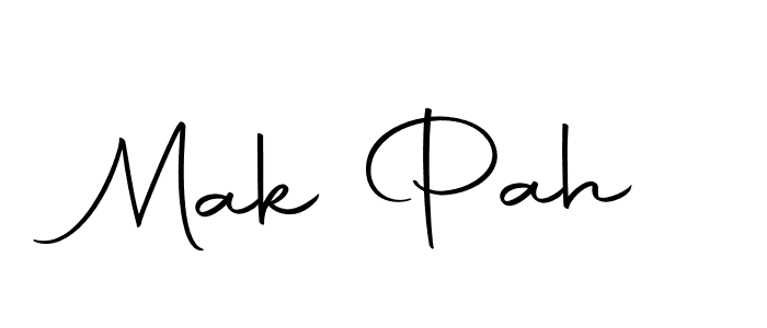 You should practise on your own different ways (Autography-DOLnW) to write your name (Mak Pah) in signature. don't let someone else do it for you. Mak Pah signature style 10 images and pictures png