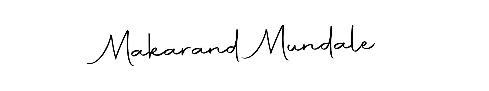 Make a beautiful signature design for name Makarand Mundale. With this signature (Autography-DOLnW) style, you can create a handwritten signature for free. Makarand Mundale signature style 10 images and pictures png