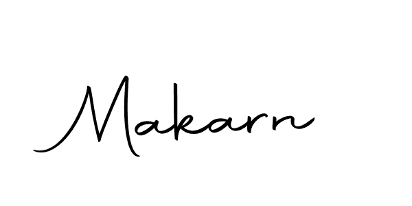 Make a beautiful signature design for name Makarn. With this signature (Autography-DOLnW) style, you can create a handwritten signature for free. Makarn signature style 10 images and pictures png