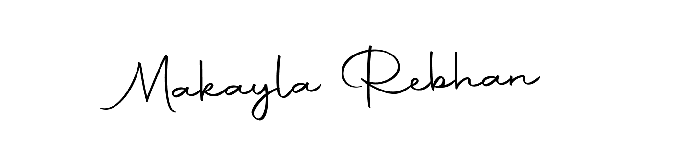 How to make Makayla Rebhan signature? Autography-DOLnW is a professional autograph style. Create handwritten signature for Makayla Rebhan name. Makayla Rebhan signature style 10 images and pictures png