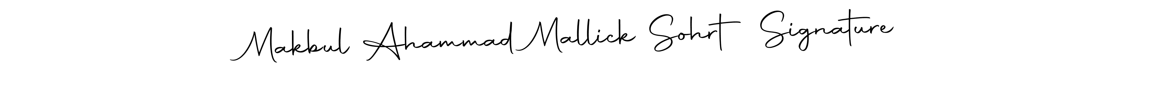 Makbul Ahammad Mallick Sohrt Signature stylish signature style. Best Handwritten Sign (Autography-DOLnW) for my name. Handwritten Signature Collection Ideas for my name Makbul Ahammad Mallick Sohrt Signature. Makbul Ahammad Mallick Sohrt Signature signature style 10 images and pictures png