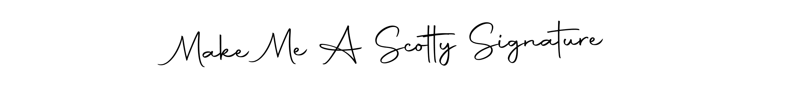 Similarly Autography-DOLnW is the best handwritten signature design. Signature creator online .You can use it as an online autograph creator for name Make Me A Scotty Signature. Make Me A Scotty Signature signature style 10 images and pictures png