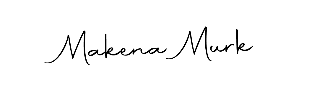 Make a beautiful signature design for name Makena Murk. With this signature (Autography-DOLnW) style, you can create a handwritten signature for free. Makena Murk signature style 10 images and pictures png