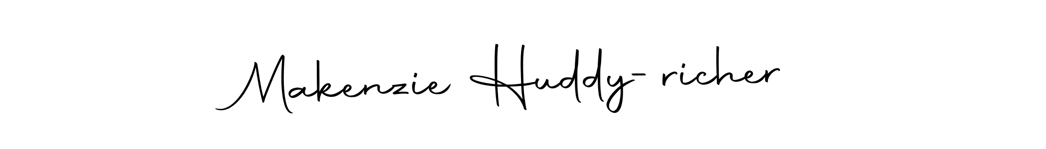 Make a beautiful signature design for name Makenzie Huddy-richer. With this signature (Autography-DOLnW) style, you can create a handwritten signature for free. Makenzie Huddy-richer signature style 10 images and pictures png