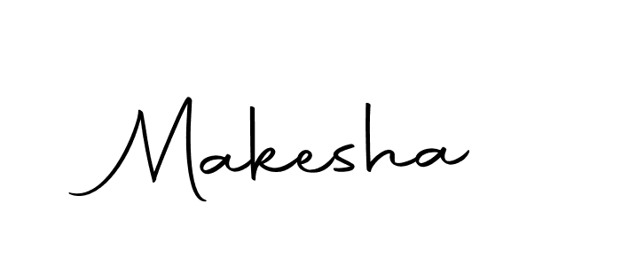 Design your own signature with our free online signature maker. With this signature software, you can create a handwritten (Autography-DOLnW) signature for name Makesha. Makesha signature style 10 images and pictures png