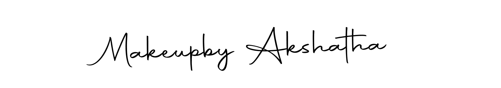 Make a short Makeupby Akshatha signature style. Manage your documents anywhere anytime using Autography-DOLnW. Create and add eSignatures, submit forms, share and send files easily. Makeupby Akshatha signature style 10 images and pictures png