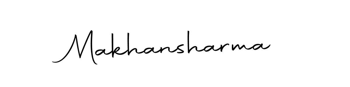 You should practise on your own different ways (Autography-DOLnW) to write your name (Makhansharma) in signature. don't let someone else do it for you. Makhansharma signature style 10 images and pictures png