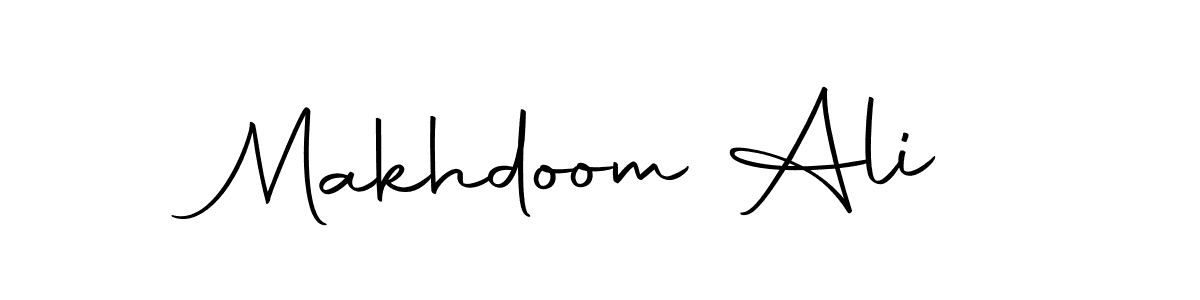 Make a beautiful signature design for name Makhdoom Ali. With this signature (Autography-DOLnW) style, you can create a handwritten signature for free. Makhdoom Ali signature style 10 images and pictures png