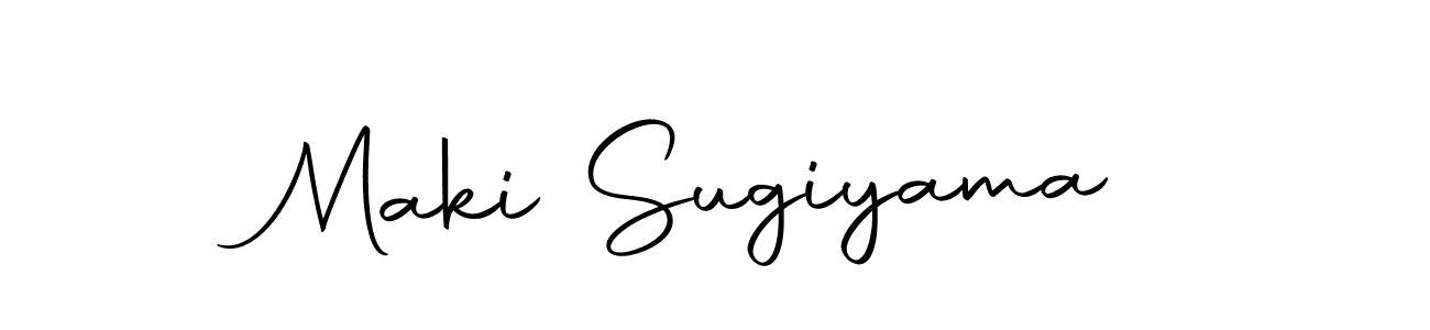 Create a beautiful signature design for name Maki Sugiyama. With this signature (Autography-DOLnW) fonts, you can make a handwritten signature for free. Maki Sugiyama signature style 10 images and pictures png