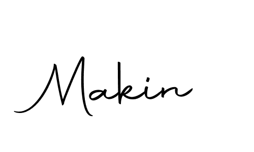 You should practise on your own different ways (Autography-DOLnW) to write your name (Makin) in signature. don't let someone else do it for you. Makin signature style 10 images and pictures png