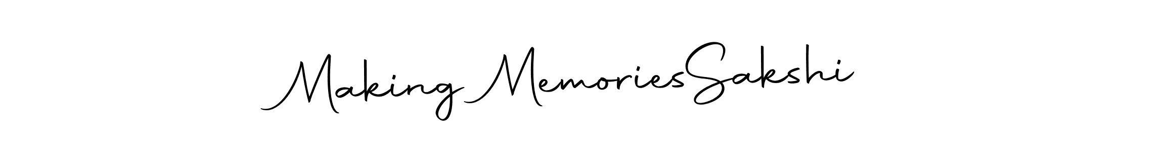Design your own signature with our free online signature maker. With this signature software, you can create a handwritten (Autography-DOLnW) signature for name Making Memories  Sakshi. Making Memories  Sakshi signature style 10 images and pictures png