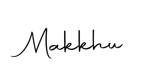 Use a signature maker to create a handwritten signature online. With this signature software, you can design (Autography-DOLnW) your own signature for name Makkhu. Makkhu signature style 10 images and pictures png