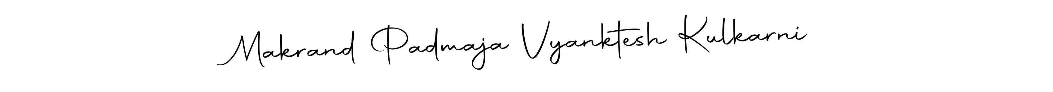 Design your own signature with our free online signature maker. With this signature software, you can create a handwritten (Autography-DOLnW) signature for name Makrand Padmaja Vyanktesh Kulkarni. Makrand Padmaja Vyanktesh Kulkarni signature style 10 images and pictures png