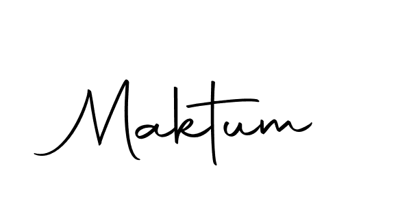 Also we have Maktum name is the best signature style. Create professional handwritten signature collection using Autography-DOLnW autograph style. Maktum signature style 10 images and pictures png