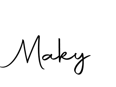 It looks lik you need a new signature style for name Maky. Design unique handwritten (Autography-DOLnW) signature with our free signature maker in just a few clicks. Maky signature style 10 images and pictures png
