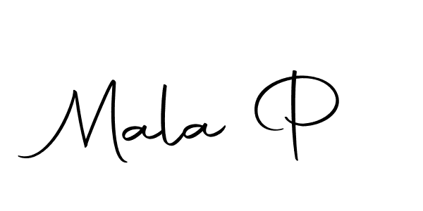 Make a beautiful signature design for name Mala P. With this signature (Autography-DOLnW) style, you can create a handwritten signature for free. Mala P signature style 10 images and pictures png