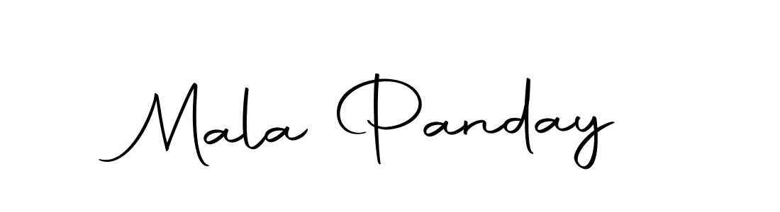 Create a beautiful signature design for name Mala Panday. With this signature (Autography-DOLnW) fonts, you can make a handwritten signature for free. Mala Panday signature style 10 images and pictures png