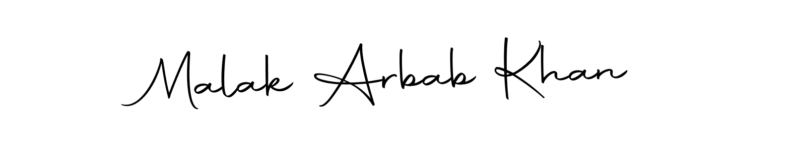 How to make Malak Arbab Khan name signature. Use Autography-DOLnW style for creating short signs online. This is the latest handwritten sign. Malak Arbab Khan signature style 10 images and pictures png