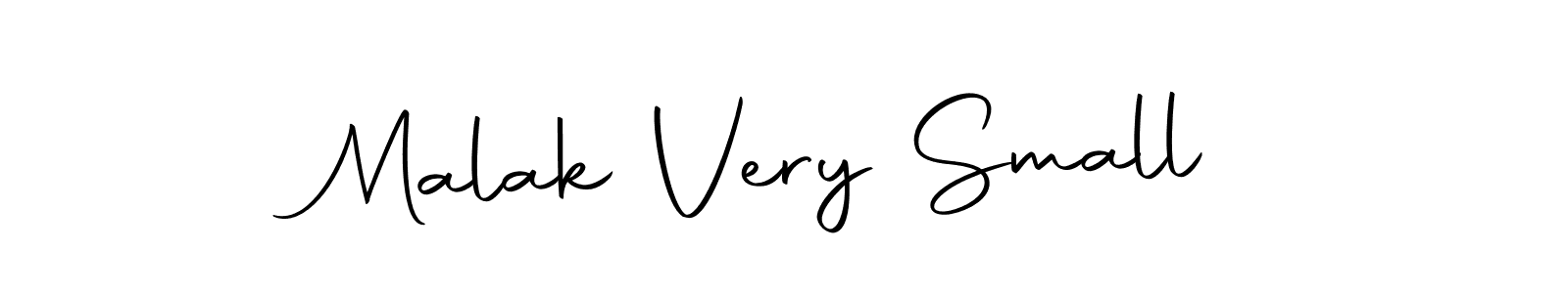 How to make Malak Very Small signature? Autography-DOLnW is a professional autograph style. Create handwritten signature for Malak Very Small name. Malak Very Small signature style 10 images and pictures png