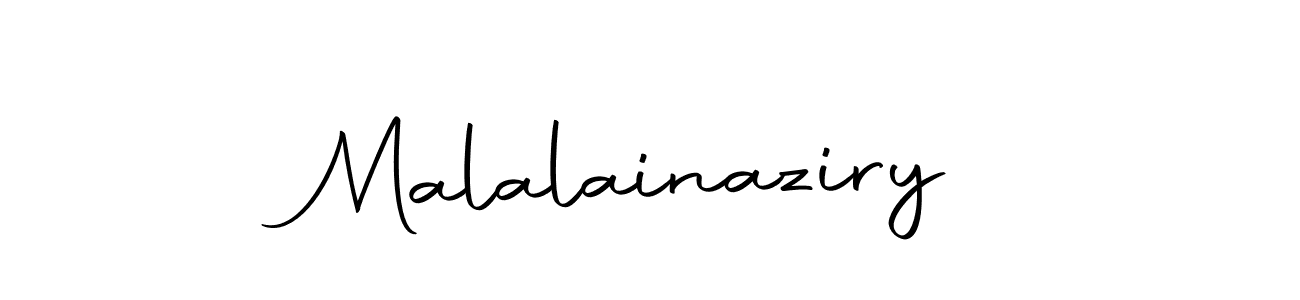 Make a beautiful signature design for name Malalainaziry. With this signature (Autography-DOLnW) style, you can create a handwritten signature for free. Malalainaziry signature style 10 images and pictures png