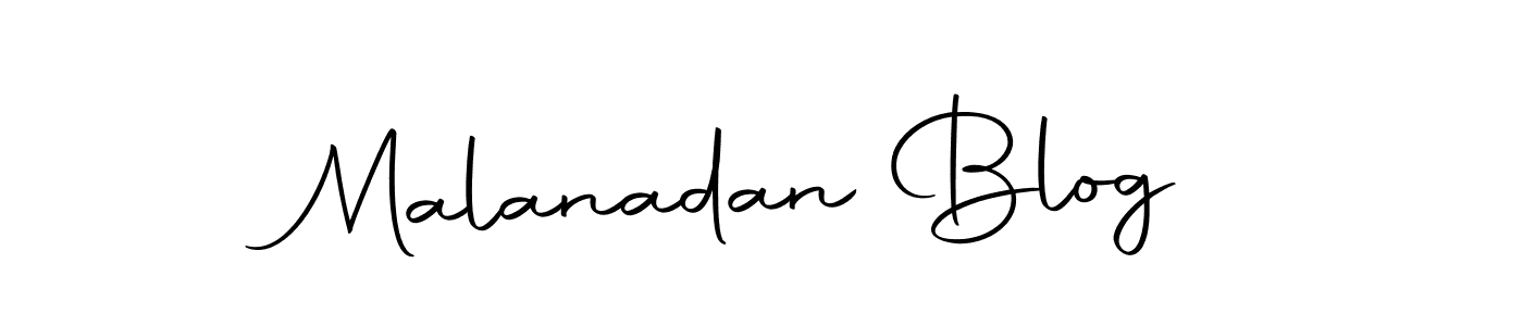 Create a beautiful signature design for name Malanadan Blog. With this signature (Autography-DOLnW) fonts, you can make a handwritten signature for free. Malanadan Blog signature style 10 images and pictures png