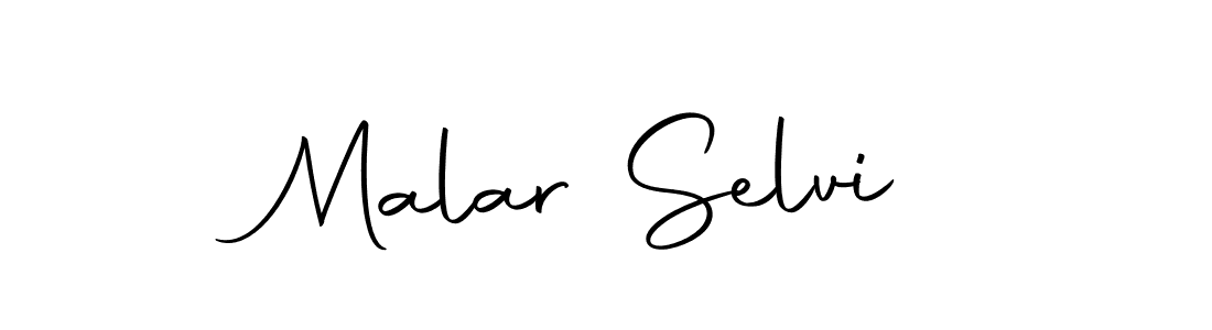 Design your own signature with our free online signature maker. With this signature software, you can create a handwritten (Autography-DOLnW) signature for name Malar Selvi. Malar Selvi signature style 10 images and pictures png