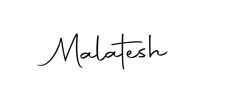 Use a signature maker to create a handwritten signature online. With this signature software, you can design (Autography-DOLnW) your own signature for name Malatesh. Malatesh signature style 10 images and pictures png