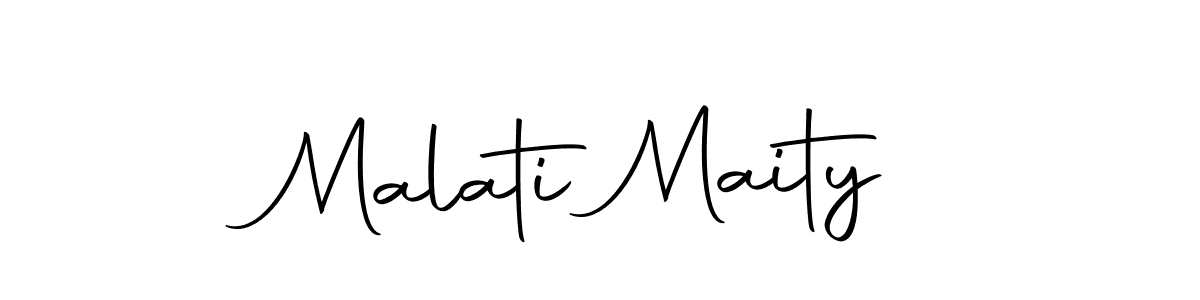 Make a beautiful signature design for name Malati Maity. With this signature (Autography-DOLnW) style, you can create a handwritten signature for free. Malati Maity signature style 10 images and pictures png