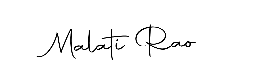 Here are the top 10 professional signature styles for the name Malati Rao. These are the best autograph styles you can use for your name. Malati Rao signature style 10 images and pictures png