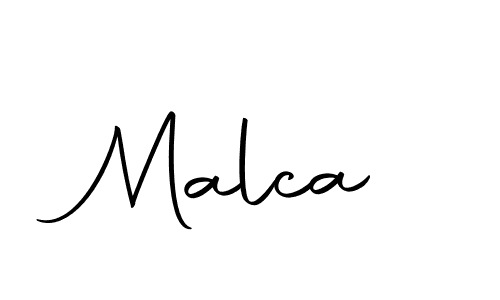 Make a beautiful signature design for name Malca. With this signature (Autography-DOLnW) style, you can create a handwritten signature for free. Malca signature style 10 images and pictures png